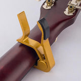 Premium Alloy Capo Quick Change Trigger Clamp For Guitar Banjo Ukulele Mandolin - Black - 45-Degree Angle
