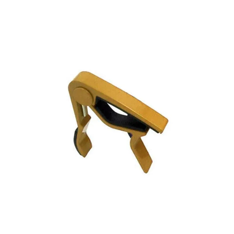 Premium Alloy Capo Quick Change Trigger Clamp For Guitar Banjo Ukulele Mandolin - Yellow