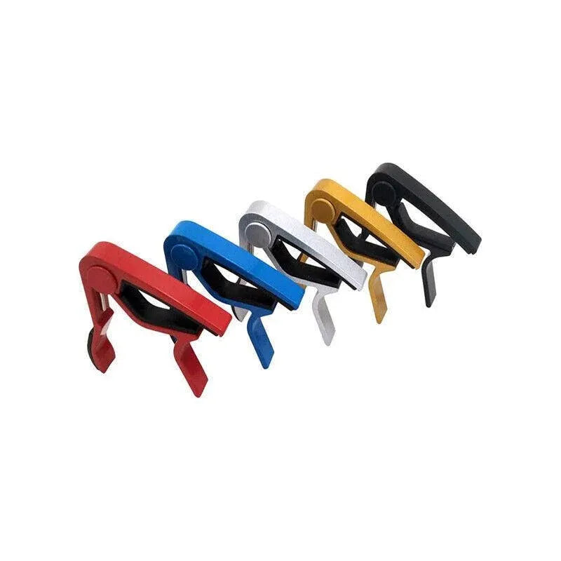 Premium Alloy Capo Quick Change Trigger Clamp For Guitar Banjo Ukulele Mandolin - Yellow