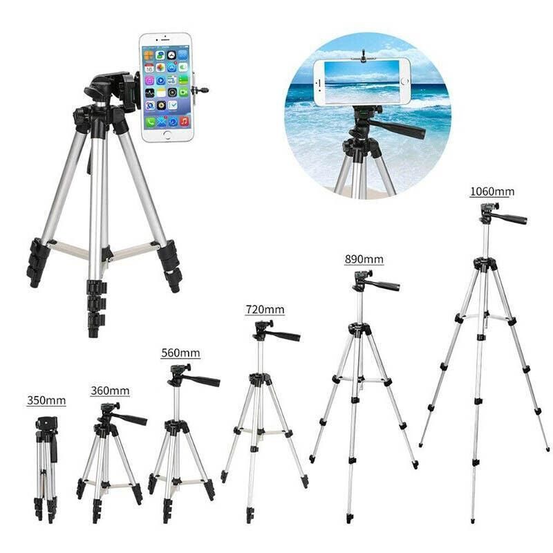 Tripod Stand with Phone Holder for Camera iPhone DSLR Travel Photography
