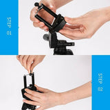 Tripod Stand with Phone Holder for Camera iPhone DSLR Travel Photography