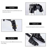 Tripod Stand with Phone Holder for Camera iPhone DSLR Travel Photography - 45-Degree Angle