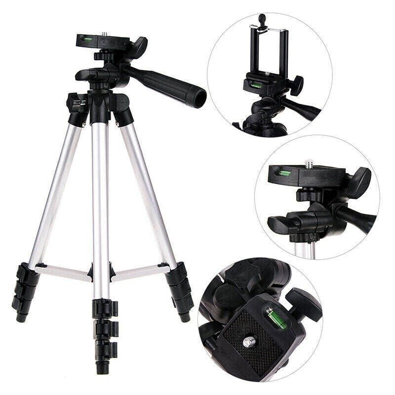 Tripod Stand with Phone Holder for Camera iPhone DSLR Travel Photography