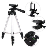 Tripod Stand with Phone Holder for Camera iPhone DSLR Travel Photography - Low Angle