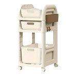Mobile Storage Trolley Rolling Utility Cart Heavy Duty Organizer with Wheels