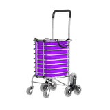 Folding Vegetable Basket Trolley Small Trailer Grocery Shopping Pulling Cart - Front View