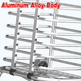 Folding Vegetable Basket Trolley Small Trailer Grocery Shopping Pulling Cart - Extra Image
