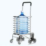 Folding Vegetable Basket Trolley Small Trailer Grocery Shopping Pulling Cart - Extra Image