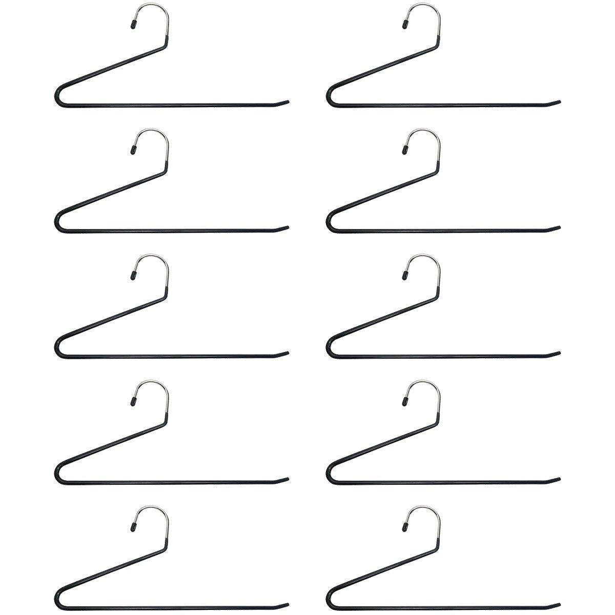 10PCS Goose Shaped Pants Rack Non Slip Z Shaped Pants Clip Wardrobe Storage Clip