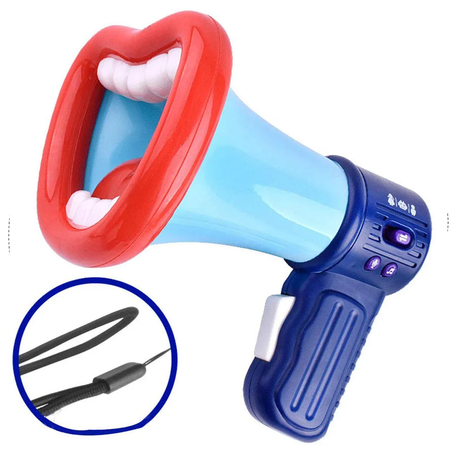 1-Piece Voice Changer Megaphone Toy with Strap