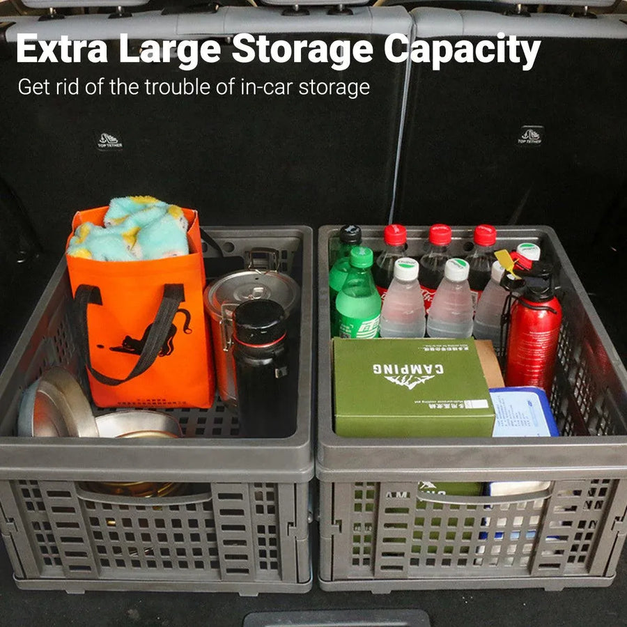 Car Trunk Storage Box Oversized Car Folding Box Outdoor Camping Large Capacity Finishing