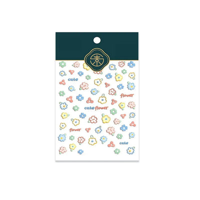 Chinese Style Floral Nail Stickers Gel Nail Stickers for DIY Nail Art - 1252