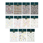 Chinese Style Floral Nail Stickers Gel Nail Stickers for DIY Nail Art - KX141