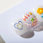 Chinese Style Floral Nail Stickers Gel Nail Stickers for DIY Nail Art - KX141