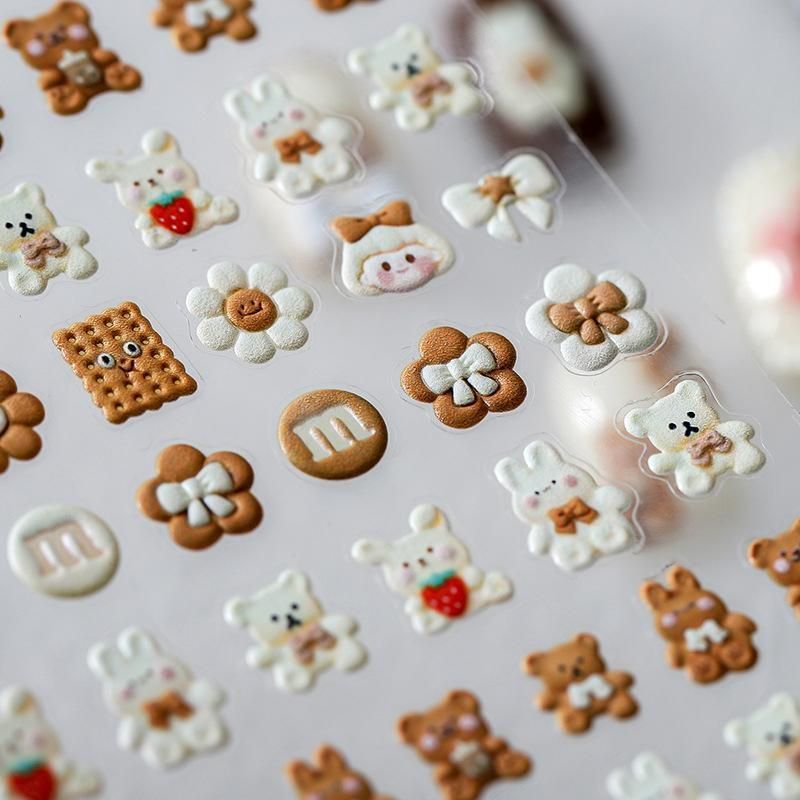 Chinese Style Floral Nail Stickers Gel Nail Stickers for DIY Nail Art - KX141