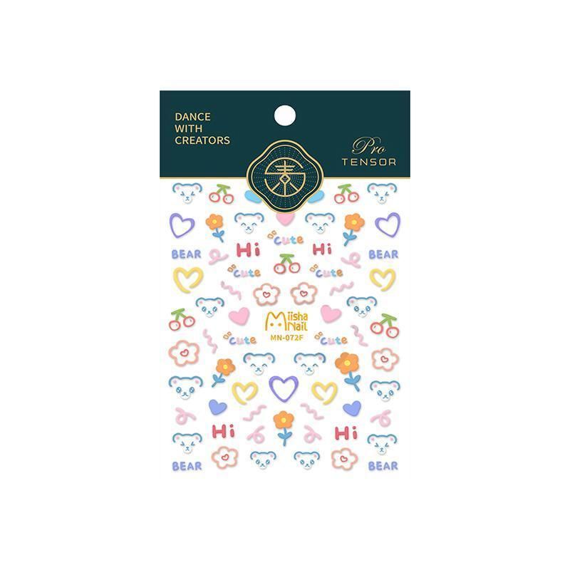 Chinese Style Floral Nail Stickers Gel Nail Stickers for DIY Nail Art - KX141