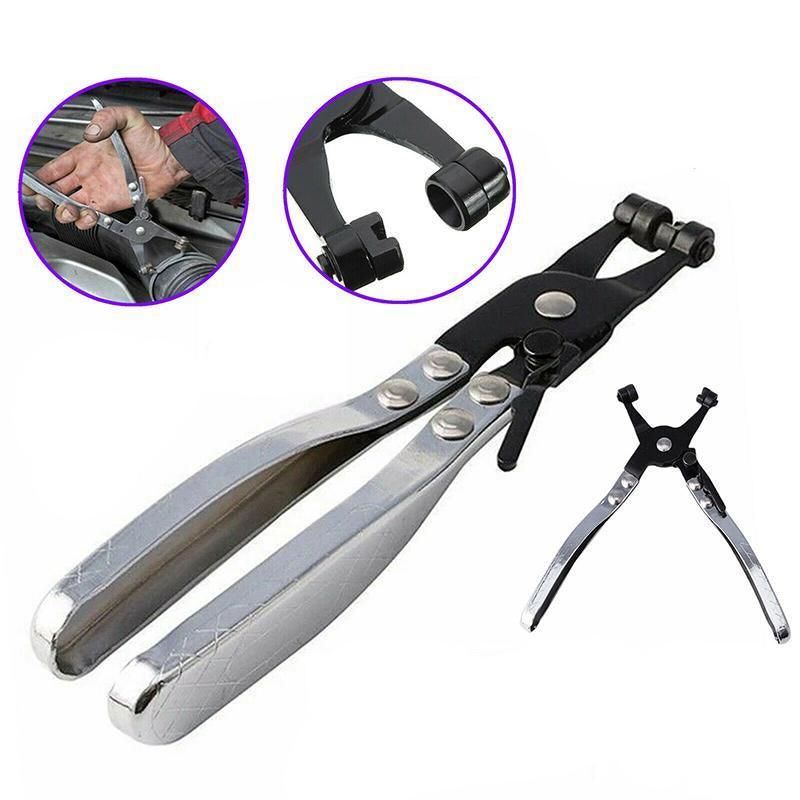 45 Degree Water Pipe Hose Clip Pliers Clamp Swivel Drive Jaw Locking Removal Tool
