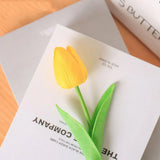 20PCS Real Touch Artificial Tulip Bouquet Fake Flowers for Home Wedding Decor - Pink - Extra Image
