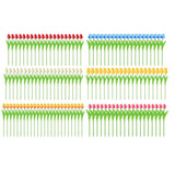 20PCS Real Touch Artificial Tulip Bouquet Fake Flowers for Home Wedding Decor - Yellow - Front View