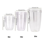 Blender Cups 32OZ 24OZ 18OZ Replacement Accessories Juicer Ice Crushing Blades - 24oz