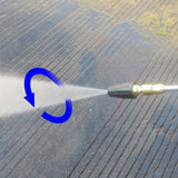 4000Psi Turbo Nozzle For Pressure Washer Rotating Nozzle And 5 Tips 1/4inch