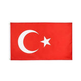 Large Turkey Turkish Flag Heavy Duty Outdoor 90 X 150 CM - 3ft x 5ft - Front View