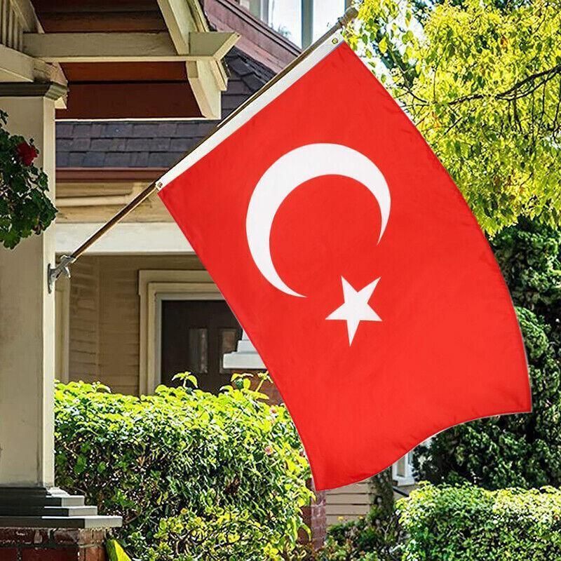 Large Turkey Turkish Flag Heavy Duty Outdoor 90 X 150 CM - 3ft x 5ft
