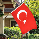 Large Turkey Turkish Flag Heavy Duty Outdoor 90 X 150 CM - 3ft x 5ft