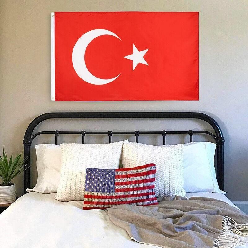 Large Turkey Turkish Flag Heavy Duty Outdoor 90 X 150 CM - 3ft x 5ft