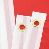 Large Turkey Turkish Flag Heavy Duty Outdoor 90 X 150 CM - 3ft x 5ft - Side View