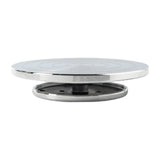 Ceramic Manual Turntable Aluminium Alloy Revolving Stand Double-Sided