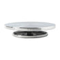 Ceramic Manual Turntable Aluminium Alloy Revolving Stand Double-Sided