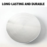 Ceramic Manual Turntable Aluminium Alloy Revolving Stand Double-Sided - 45-Degree Angle