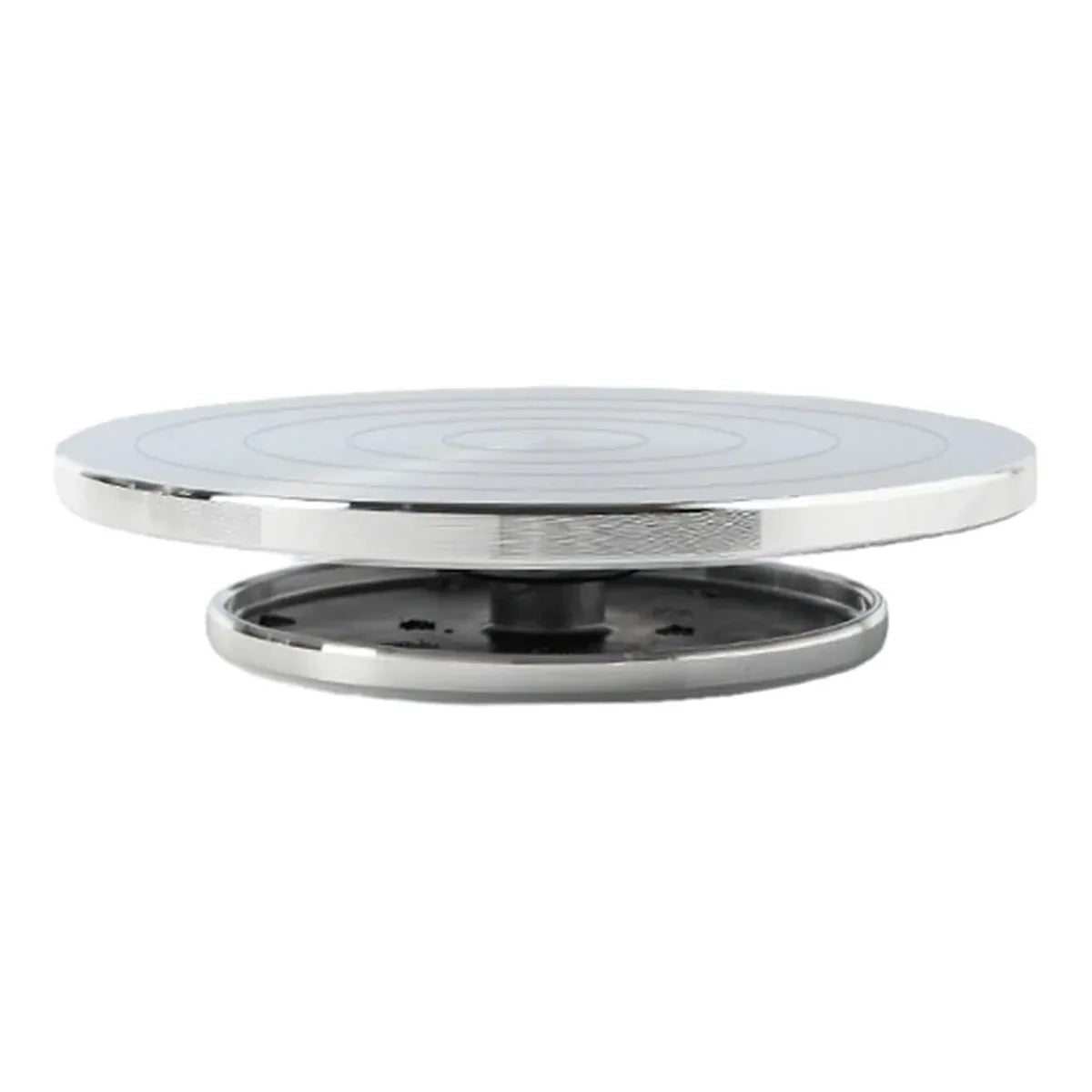 Ceramic Manual Turntable Aluminium Alloy Revolving Stand Double-Sided