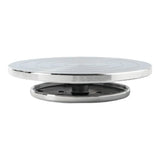 Ceramic Manual Turntable Aluminium Alloy Revolving Stand Double-Sided