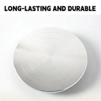 Ceramic Manual Turntable Aluminium Alloy Revolving Stand Double-Sided