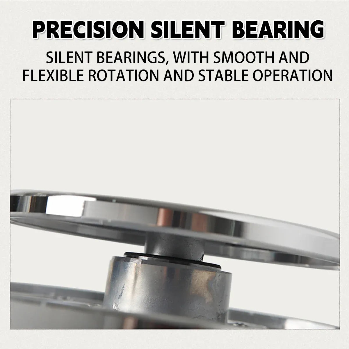 Ceramic Manual Turntable Aluminium Alloy Revolving Stand Double-Sided