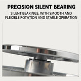 Ceramic Manual Turntable Aluminium Alloy Revolving Stand Double-Sided - Extra Image