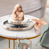 Ceramic Manual Turntable Aluminium Alloy Revolving Stand Double-Sided - Extra Image