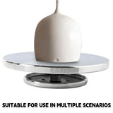 Ceramic Manual Turntable Aluminium Alloy Revolving Stand Double-Sided - Extra Image