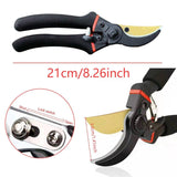Thickened Branch Scissors Strong Garden Shears Cut Thick Branches Pruning Tools - Side View