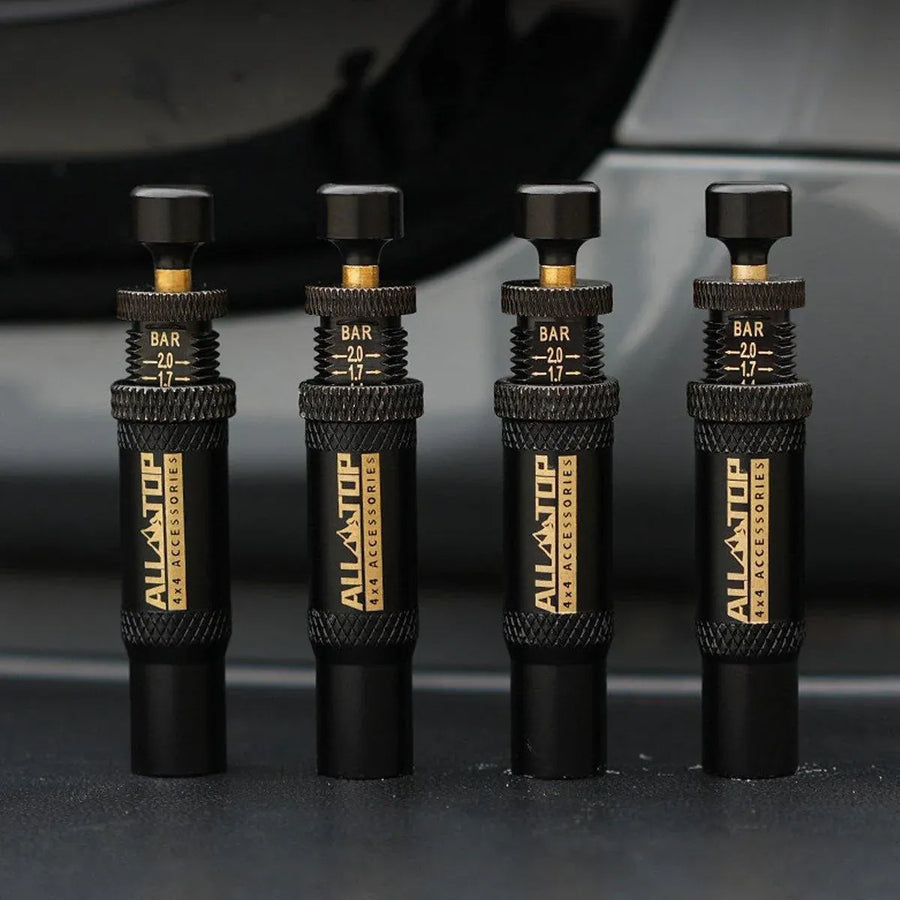 4PCS Tyre Deflators Air Quick Deflator 10-30 PSI Tire Valve Core Tool Portable