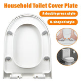 Toilet Seat Cover Universal Toilet Lid Cover Replacement Bathroom Seat Cover
