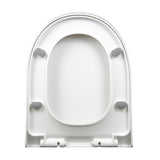 Toilet Seat Cover Universal Toilet Lid Cover Replacement Bathroom Seat Cover - Front View
