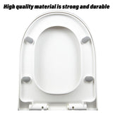 Toilet Seat Cover Universal Toilet Lid Cover Replacement Bathroom Seat Cover - 45-Degree Angle