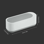 Sonic Wave Jewelry Glasses Watch Cleaner Tank Portable 300ml