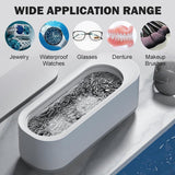 Sonic Wave Jewelry Glasses Watch Cleaner Tank Portable 300ml - Top-Down View