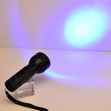 UV Torch Ultra Violet Flashlight Blacklight Light Lamp 51 Led 395 nm Aluminum - Side View