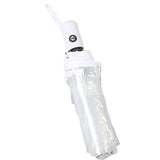 Transparent Folding Umbrella Compact Tri Fold Design Clear Rain Protection Cover - Manually operated-Black - Extra Image