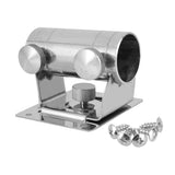 High Strength Adjustable Stainless Steel Umbrella Holder Bracket Stand Base - Front View